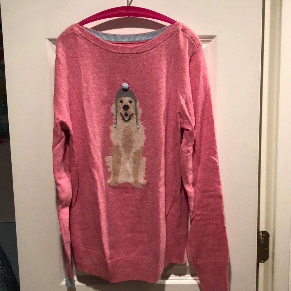pick boat-neck dog sweater!!